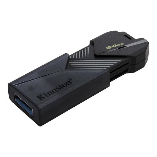 USB Flash Drive 3.2 Gen1 256GB KINGSTON DATA TRAVELER EXODIA ONYX, BLACK DTXON/256GB