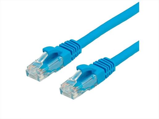 CABLES NET PATCH UTP CAT6a (500 MHz / Class EA) 0.3m blue Secomp, 21.99.1454-100