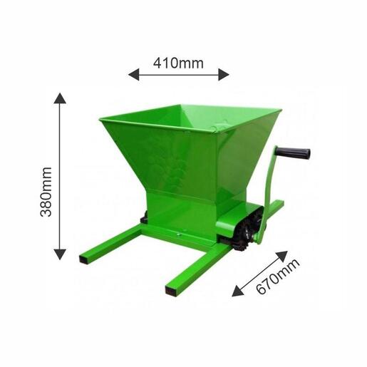 ROTO рачна мелница за грозје зелена боја