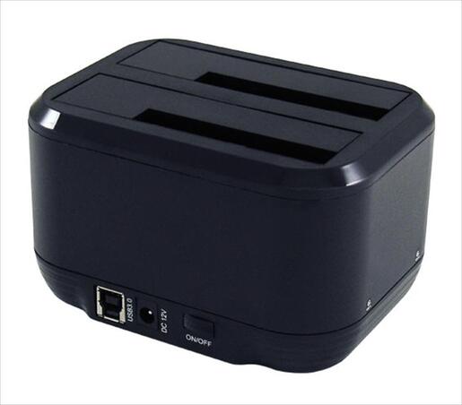 HDD/SSD 2,5"/3,5" DOCKING STATION LC-POWER,Dual bay, USB 3.0, LC-DOCK-U3-III