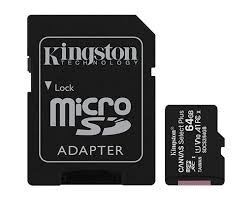 Kingston 64GB Canvas Select Plus + Adapter SD MICRO