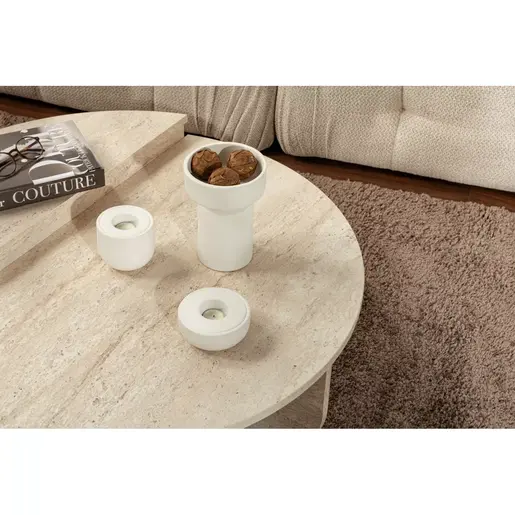 241NRD1101 Клуб маса Orion - Travertine