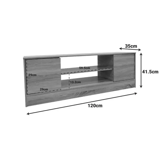 383-000030 Sasa ТВ комода сонома