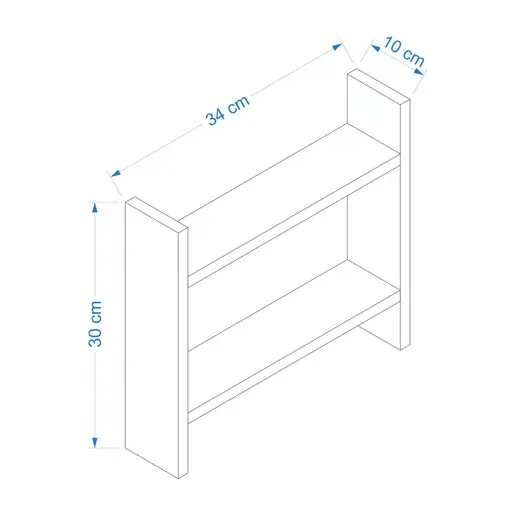362ANT1117 Полица Denver - White