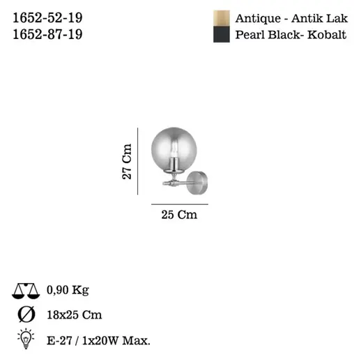 341LCA1618 Ѕидна ламба Portemo - 52-19