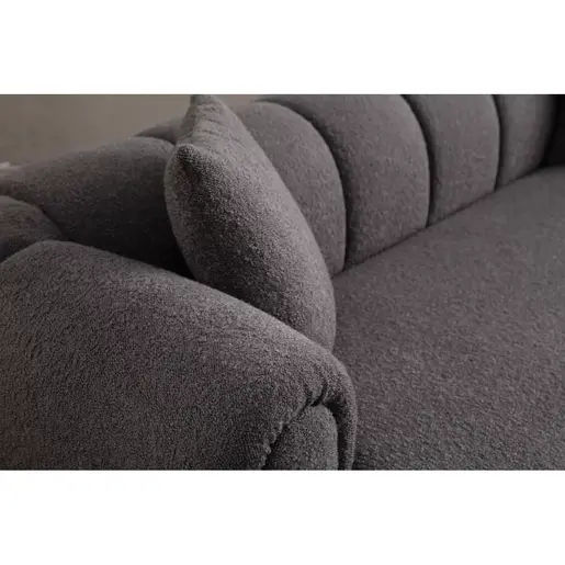560ARE1545 Софа Puffy 3 Plain - Anthracite