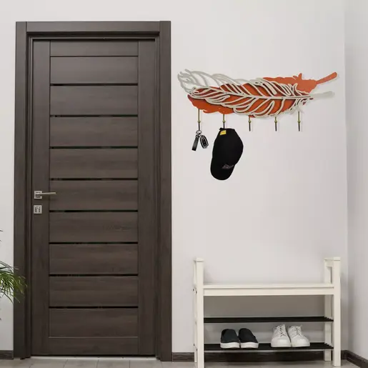 279ENZ2811 Метална ѕидна закачалка Irene