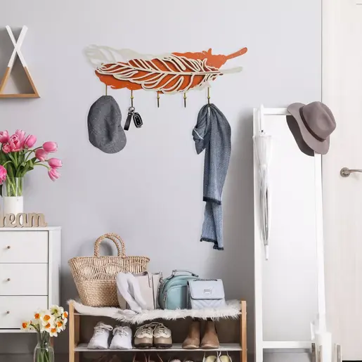 279ENZ2811 Метална ѕидна закачалка Irene