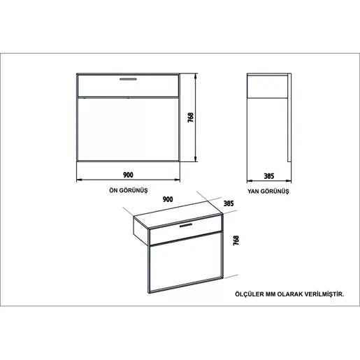 875ZNA3508 Конзола Polka - White