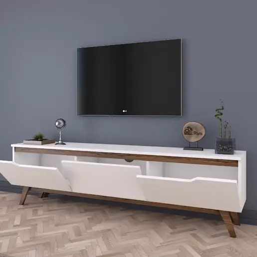 893RAN3105 Тв Комода Mindanao White Walnut