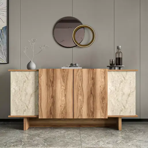 360ALE1503 Комода Diana - Travertine, Walnut