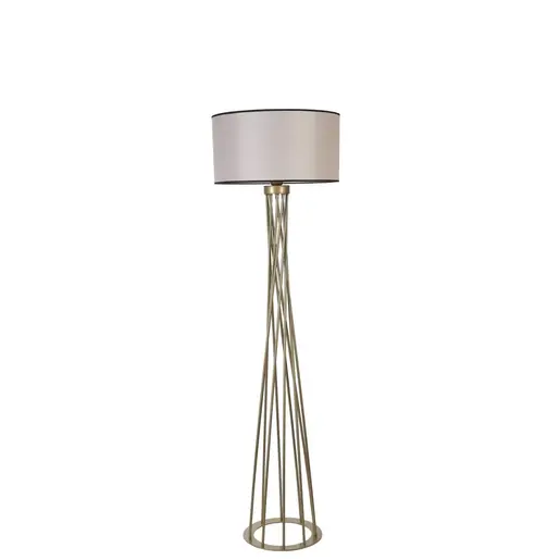 534LUN4545 Подна ламба Havin Eskitme Lambader Silindir Açık Hasır Abajurlu