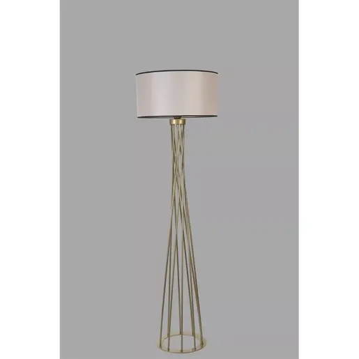 534LUN4545 Подна ламба Havin Eskitme Lambader Silindir Açık Hasır Abajurlu