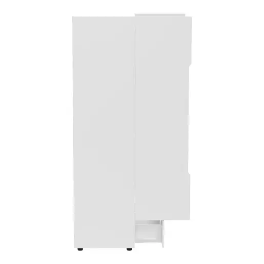 361-000017 Двокрилен гардеробер Afina бела сјајна боја 100x57x213см