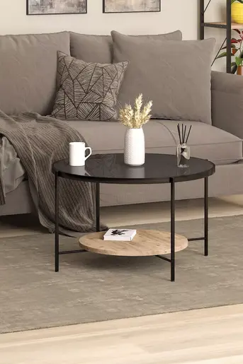 FD-TP75CM-MD2 Клуб маса ЕЛИОС Црна/Атлантик