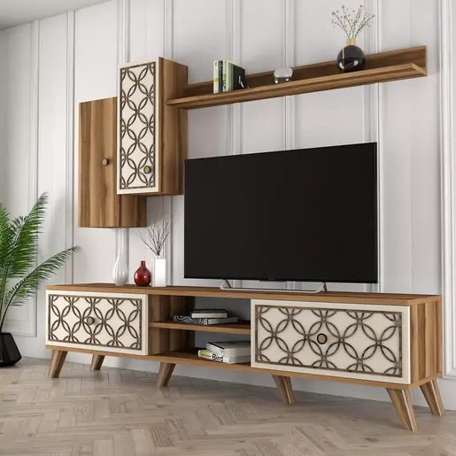 845HCT3016 Тв комода Class S - Walnut, Cream