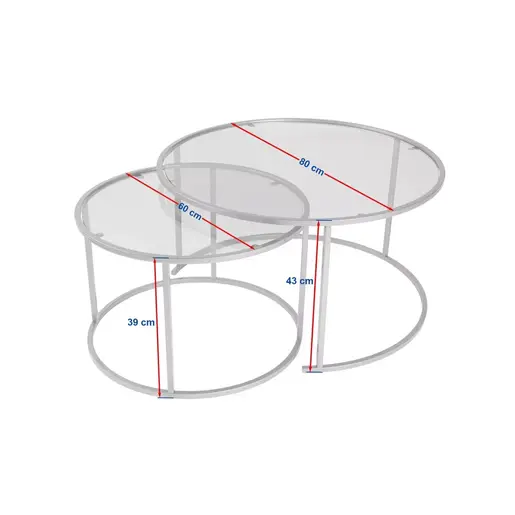 857NRD1107 Сет масички Aurum - 80, 60 - Black, Grey