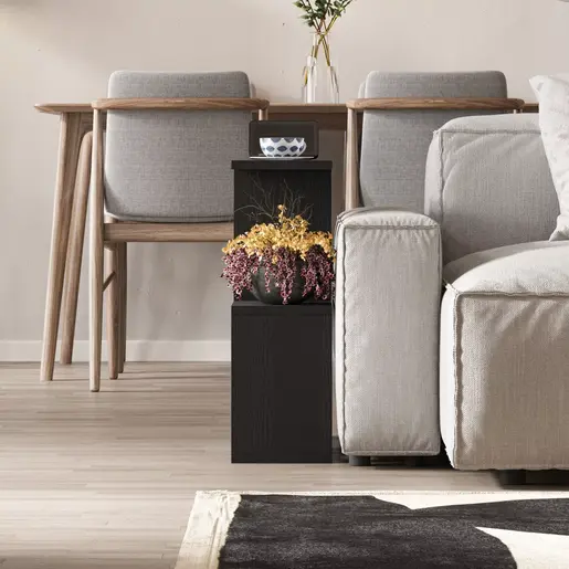 776HMS2873 Наткасна Homemania - Wood Black