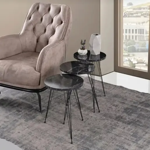 321-000071 Масички Wakmi црна мермер