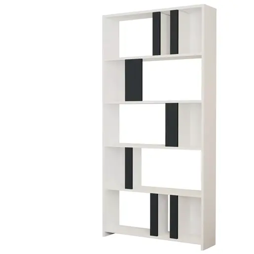 845HCT3635 Полица за книги Lima - White, Anthracite