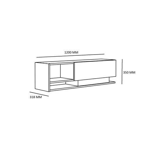 875ZNA3043 Тв комода Damla