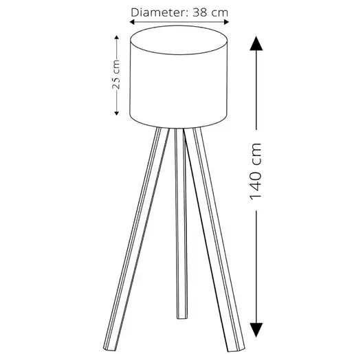 780SGN2429 Подна ламба RAY White