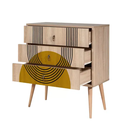 869VEL3467 Комода City Trio Sun