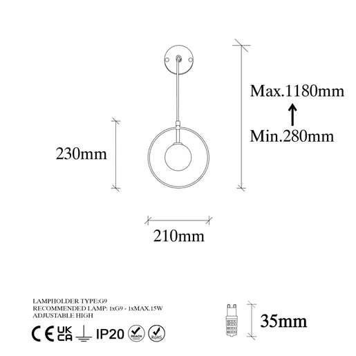 942FLG2105 Ѕидна ламба Geometri - 11125