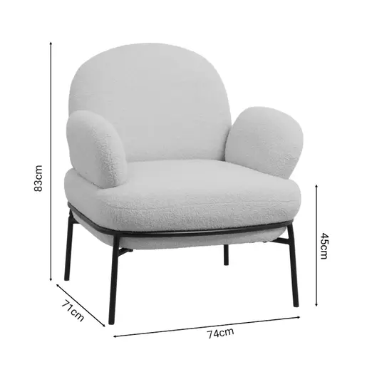 110-000060 Фотелја Jaycob  беж