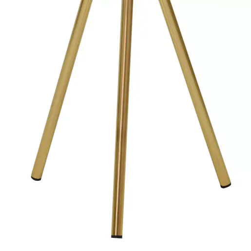 287-000014 Помошна масичка Jacksie бронза-златна D46x48cm