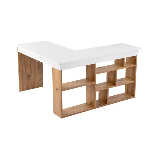 241NRD1110 Биро Vesper - White, Atlantic Pine