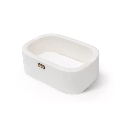 676HDS1114 Лулка за бебе Hier - White, Walnut