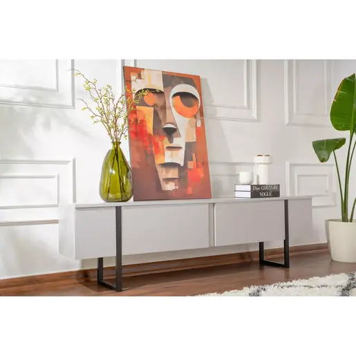 241NRD1310 ТВ Комода Serenity - Grey, Black