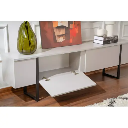 241NRD1310 ТВ Комода Serenity - Grey, Black