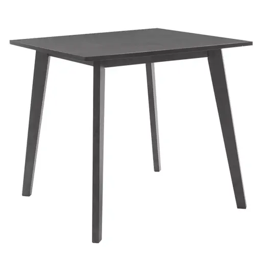 200-000179 Трпезариски сет Benson - Orlean 5 парчиња 80x80x75см во рустикална сива - сива ткаенина