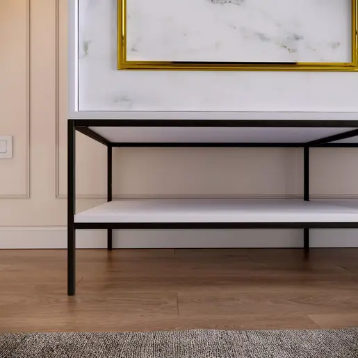 801CMY3445 Плакар Martin 190 - White, Black, Gold