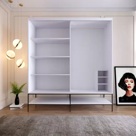 801CMY3445 Плакар Martin 190 - White, Black, Gold