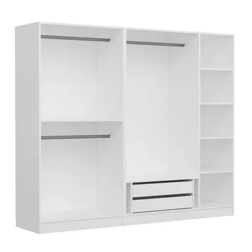 506MNR2428 Плакар Kale 190 - White - v2