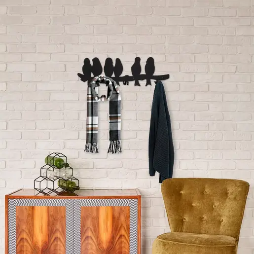 494PYT1121 Метална ѕидна закачалка Muhabbet WSH-021