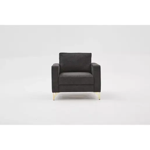 825BLC2789 Софа Berlin - Anthracite, Gold