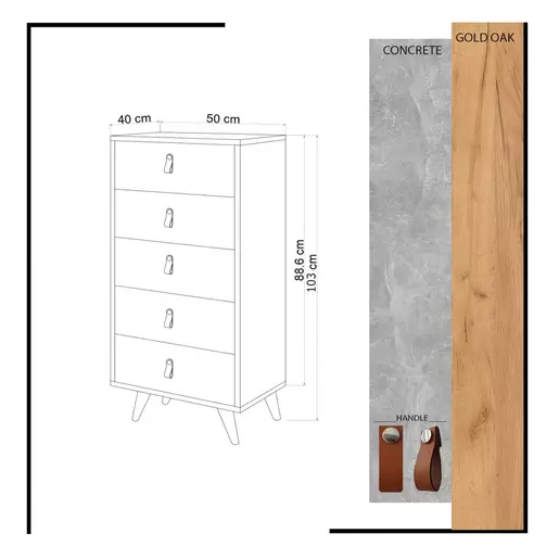 811MDD3410 Комода Spanze