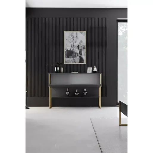 618BLY1401 Комода Luxe - Gold, Anthracite