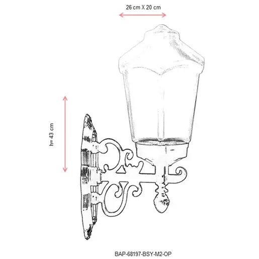 685AVN1299 Ѕидна ламба BAP-68197-BSY-M2-OP