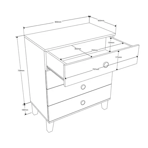 389MZA1721 Комода Vento 3650