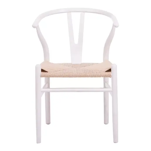 029-000343 Столица Wishbone Бела 60x51x80cm