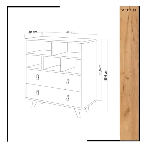 811MDD3423 Комода Beggu