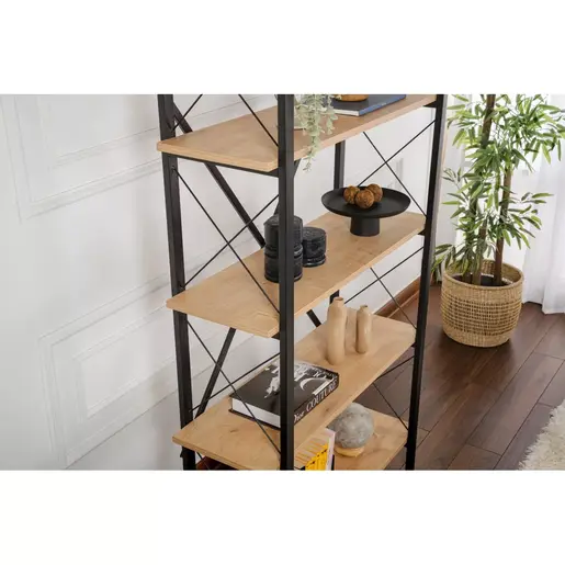 241NRD1334 Полица Elysian - Oak, Black