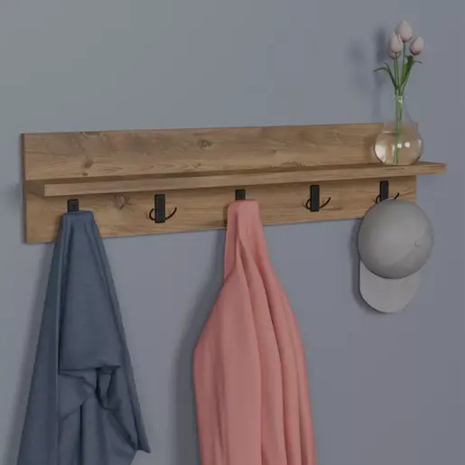 321-000054 Закачалка Esform даб 80x11x18cm