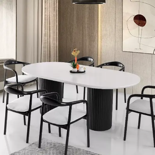 974NMB1551 Трпезариска маса Penelope црна