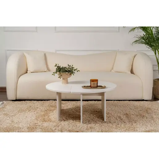 241NRD1404 Клуб маса Moira - Wood White